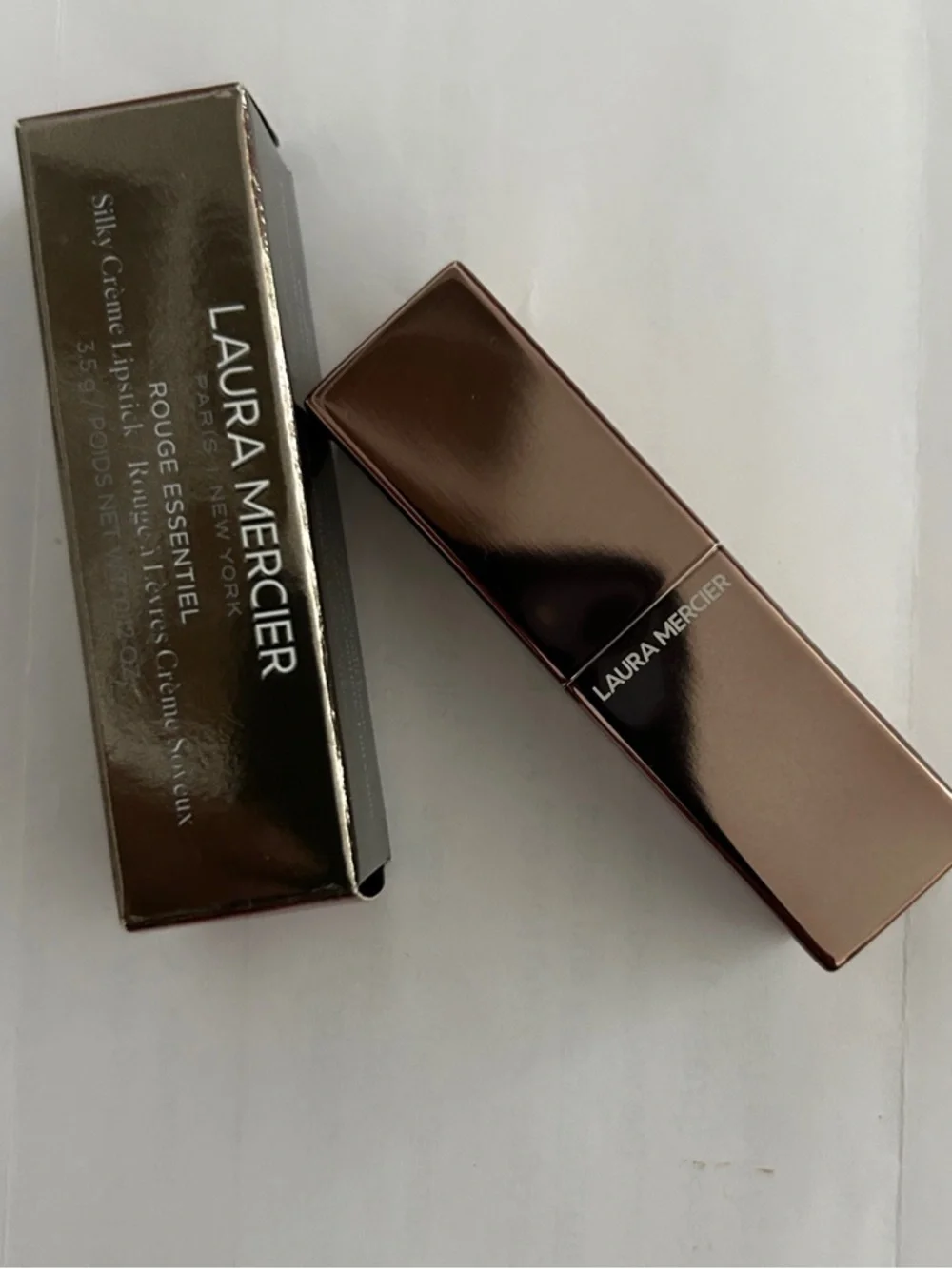 laura mercier Satin Rosewood Pink-Brown Lipstick